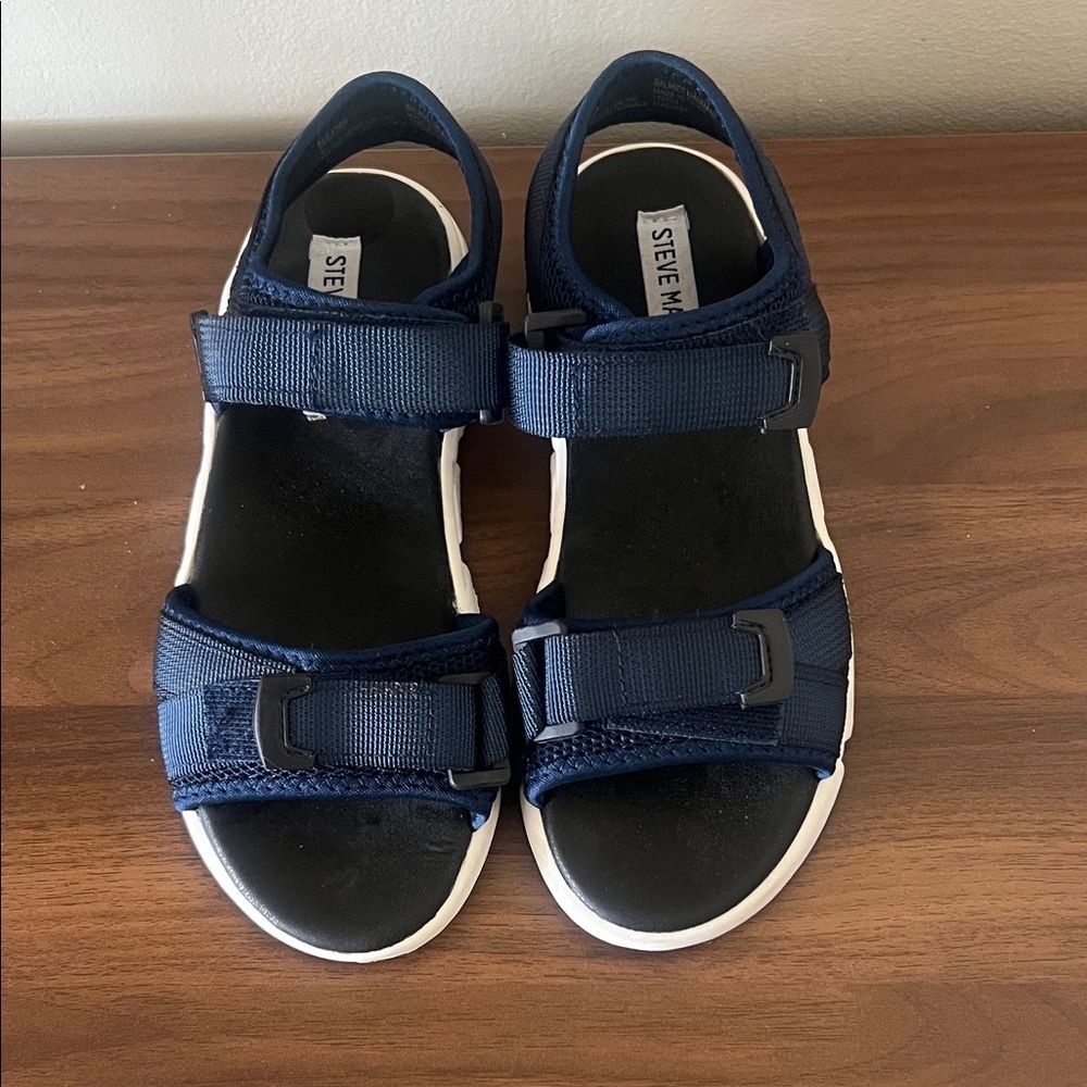 Steve Madden Kids Dark Blue Sandals